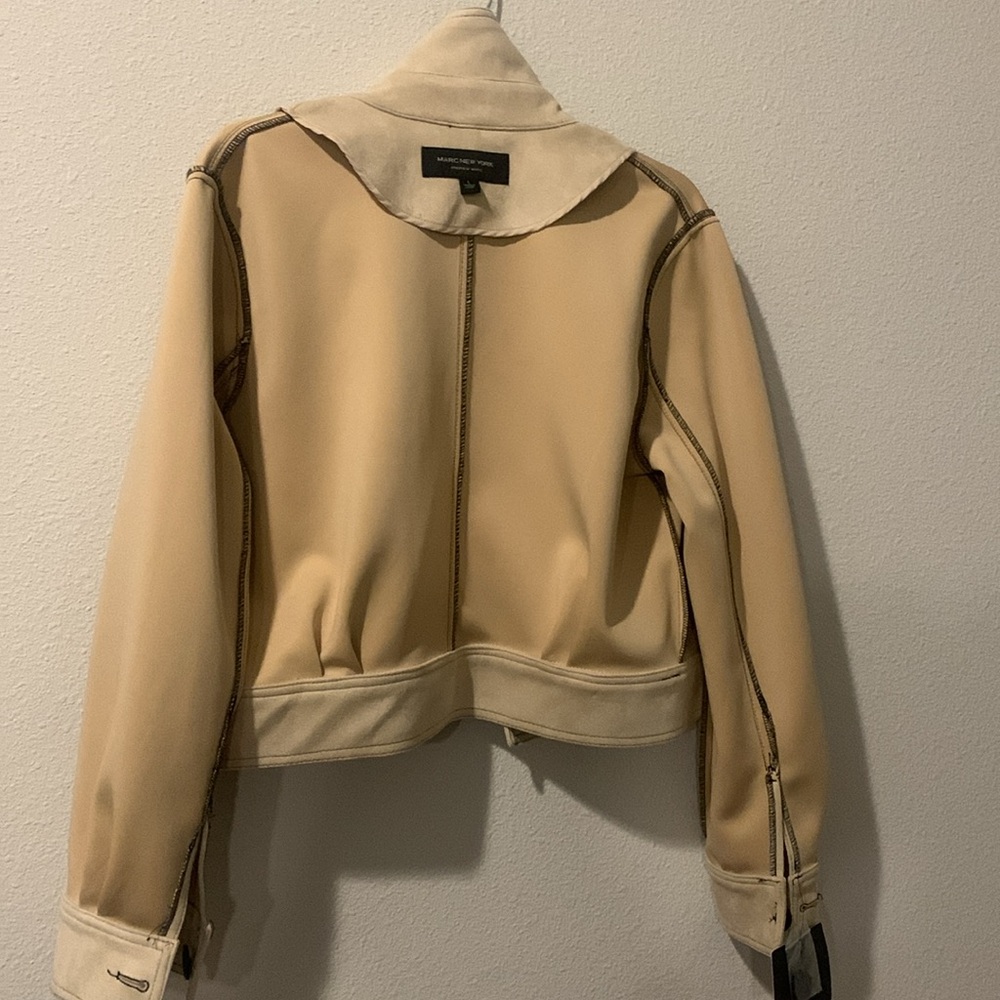 TT: Marc Jacobs New York Women's Cream/ Tan Jacket - Picture 8 of 13